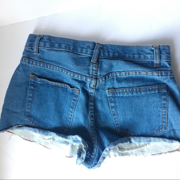 American Flag Denim Shorts - Picture 3 of 3